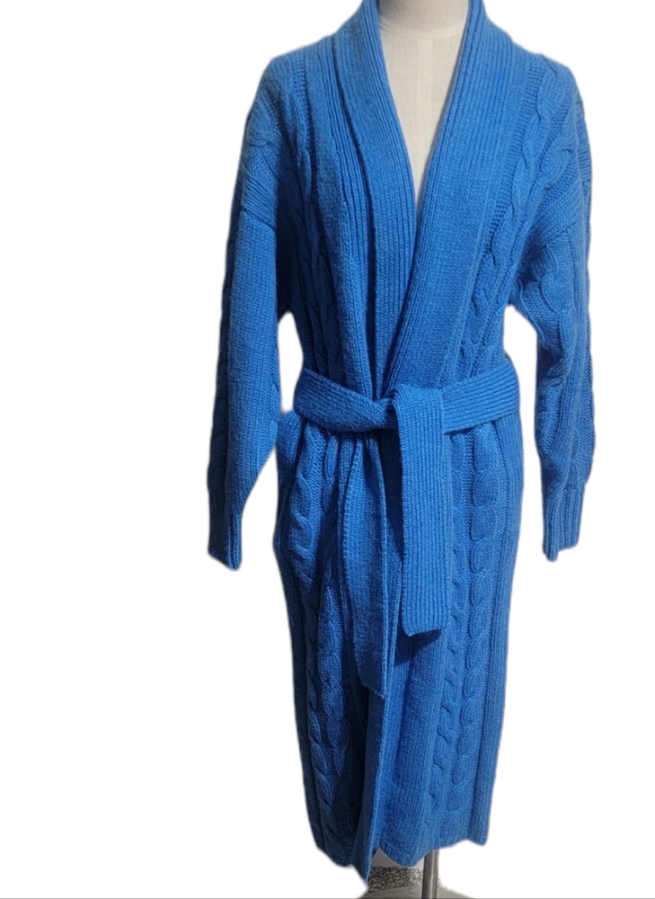 NWOT Vintage I.B. DIFFUSION* Long Cable Cardigan